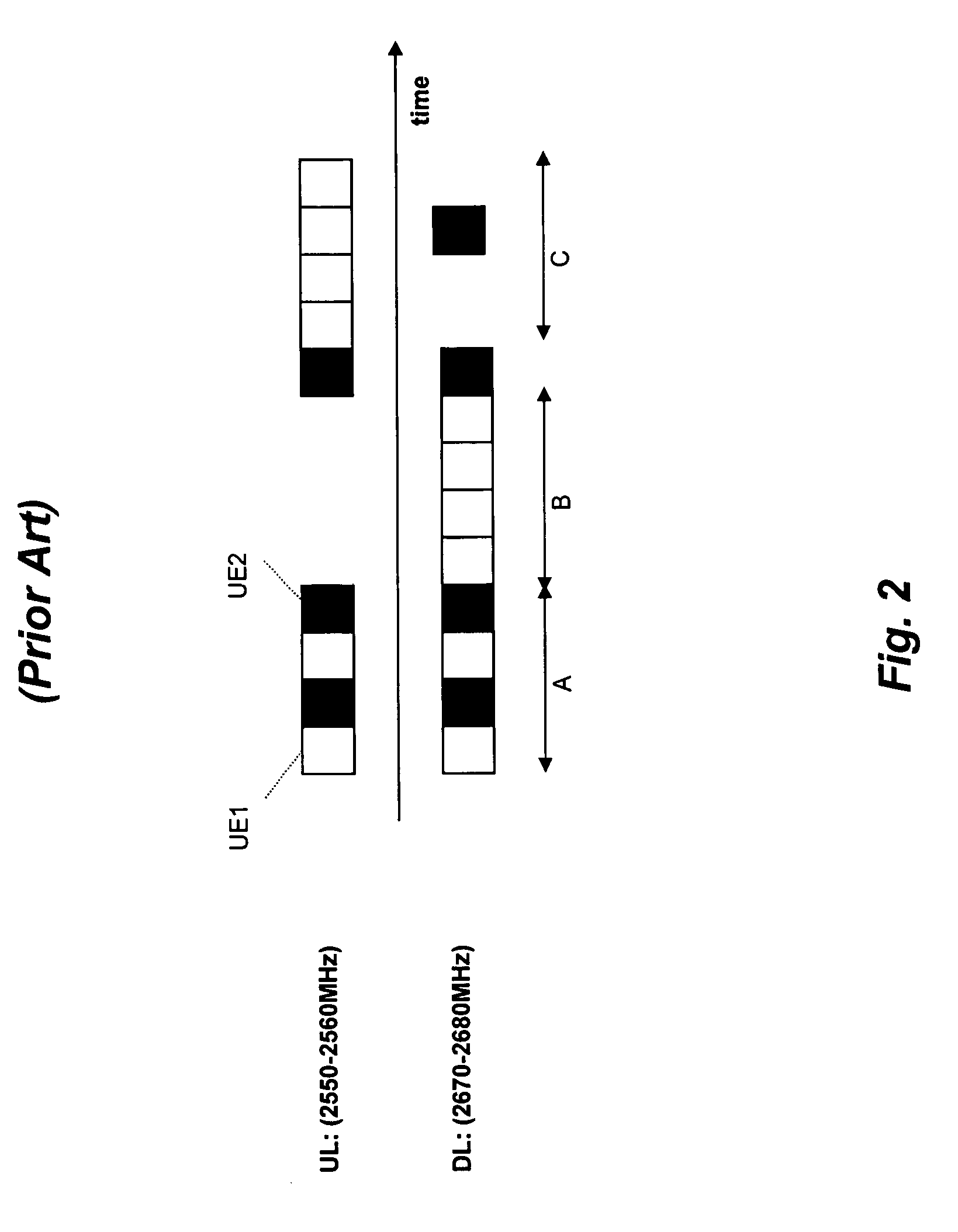 Compatible broadcast downlink and unicast uplink interference reduction for a wireless communication system