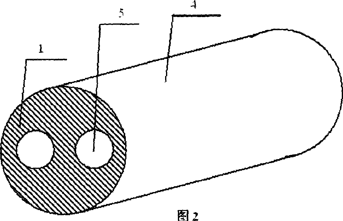 Large size combined optical fibre perform of polarization maintaining fiber and production method thereof