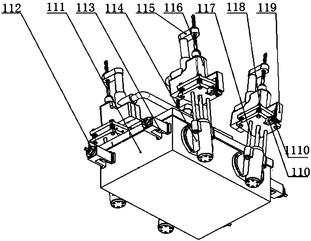 Tunnel drilling robot and construction drilling method thereof