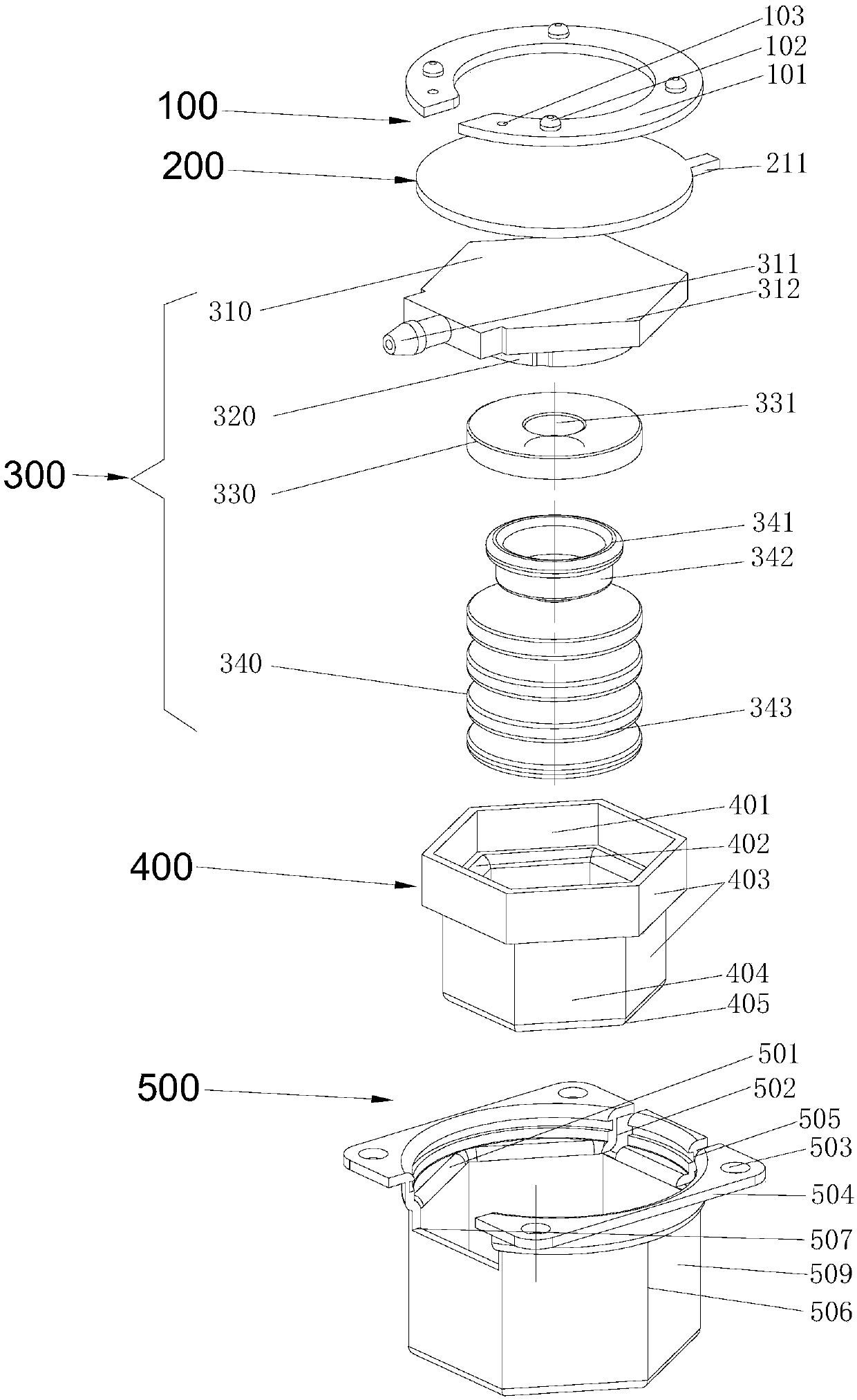 Washing machine footing with automatic leveling function and washing machine