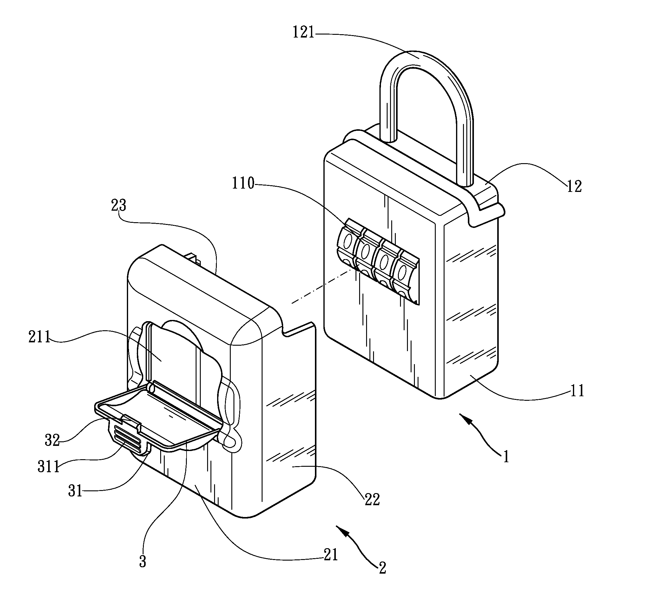 Lock box assembly