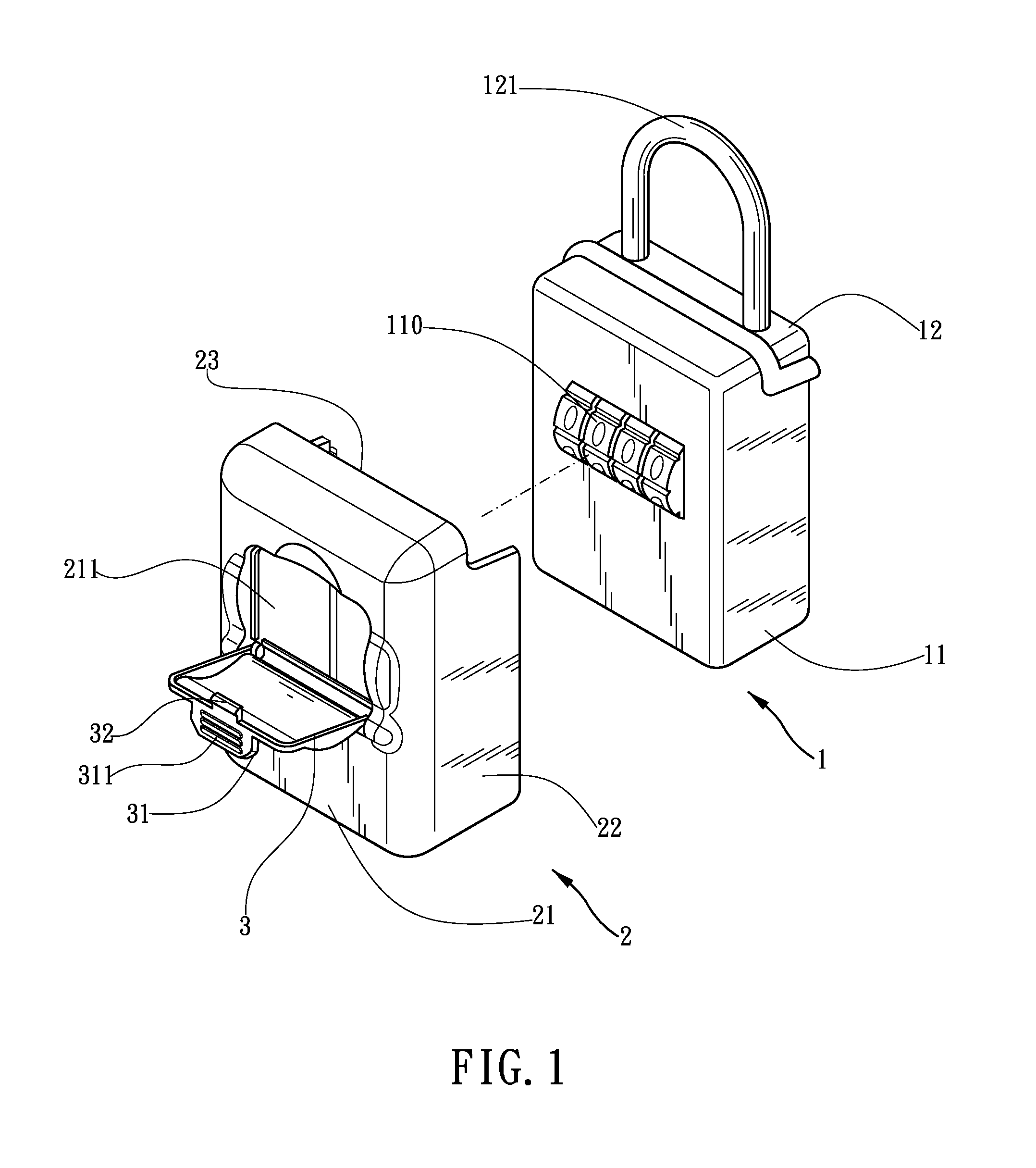 Lock box assembly