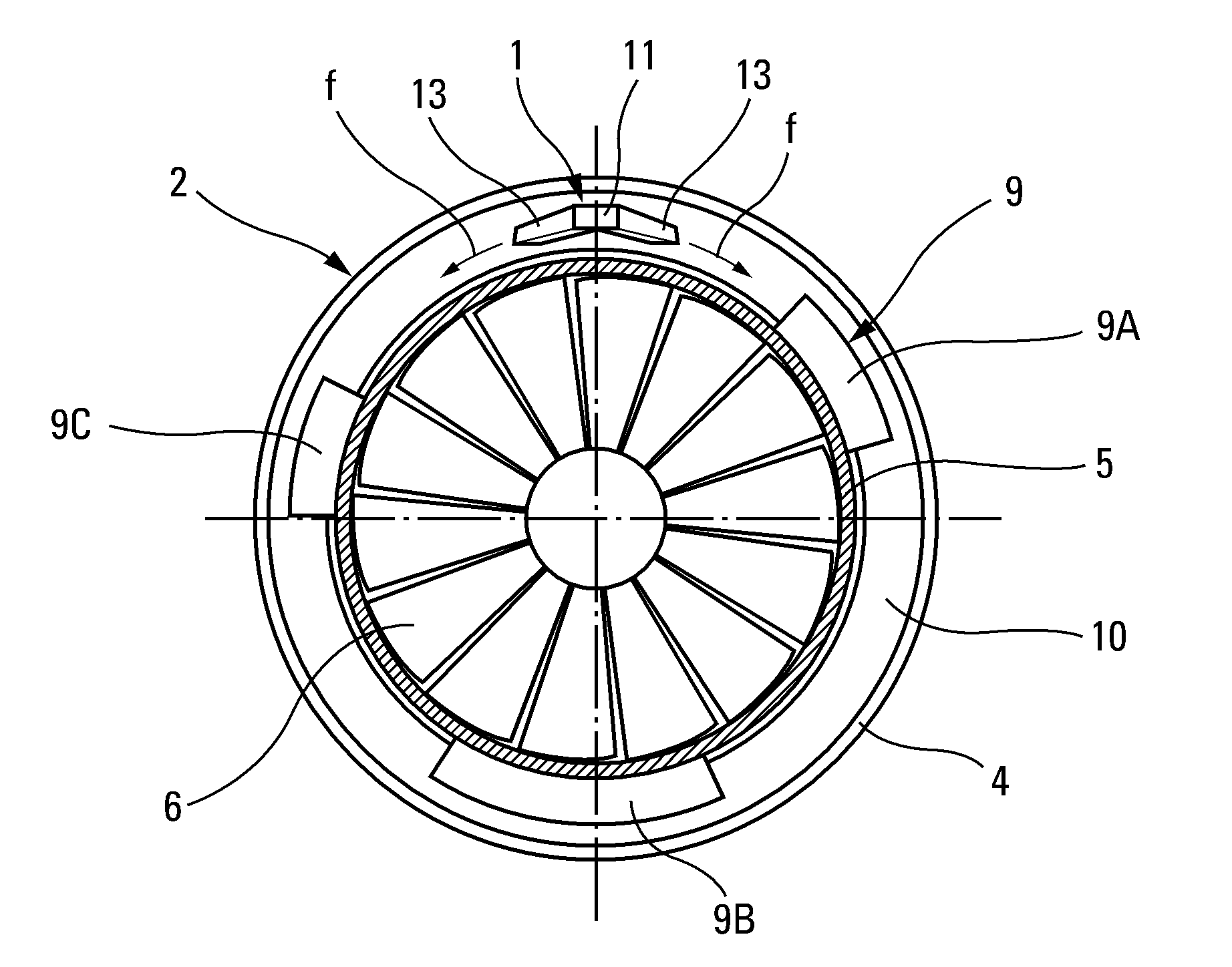 Air intake arrangement for an aircraft