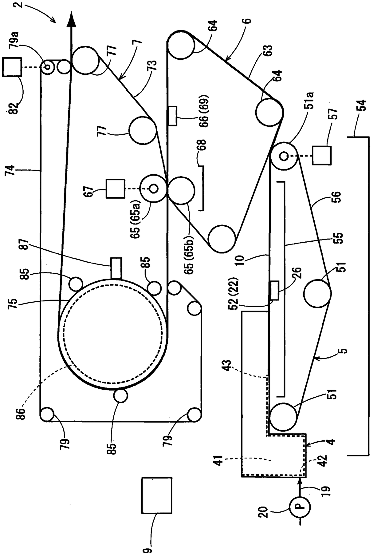 Papermaking device, small paper machine and papermaking method