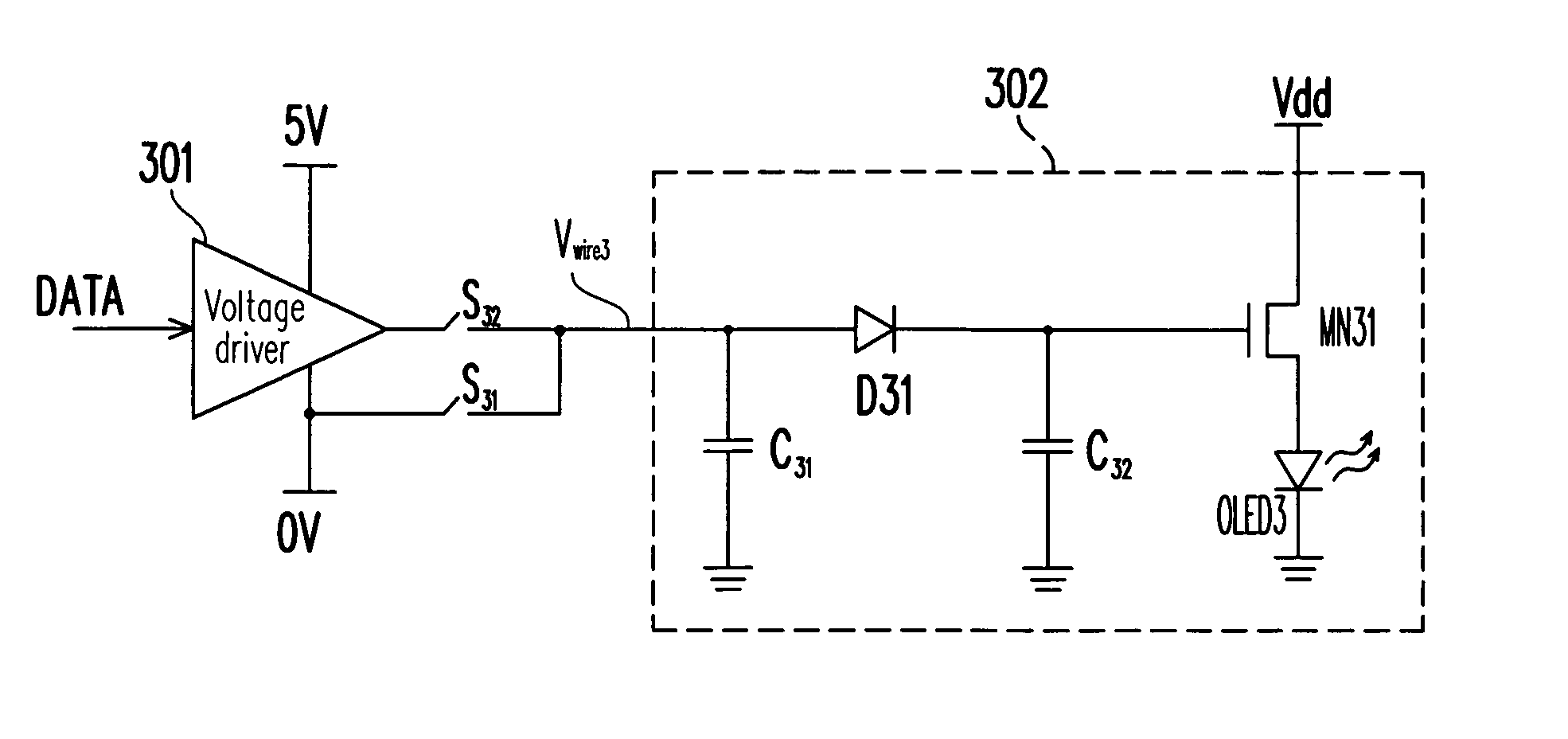 Pixel driving method of organic light emitting diode display and apparatus thereof