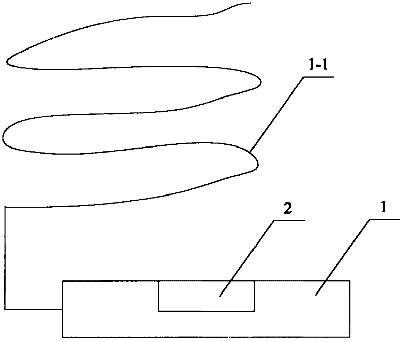 Sound surface wave temperature sensor