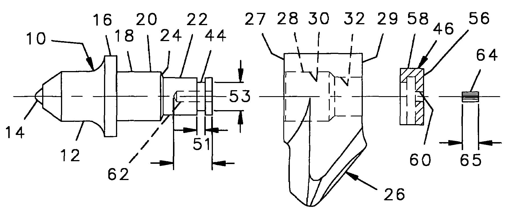 Retainer for a rotatable tool