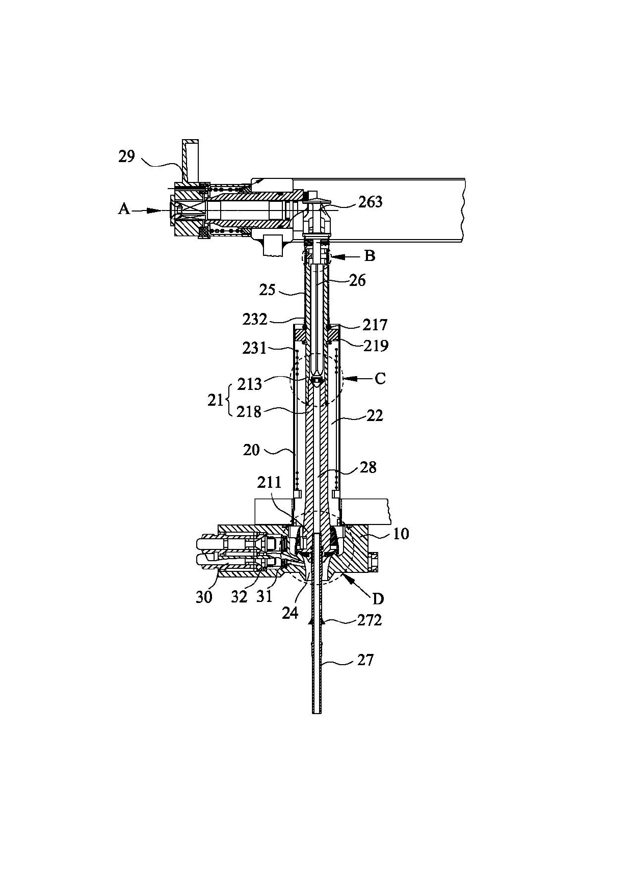 Water-gas dual-purpose filling valve