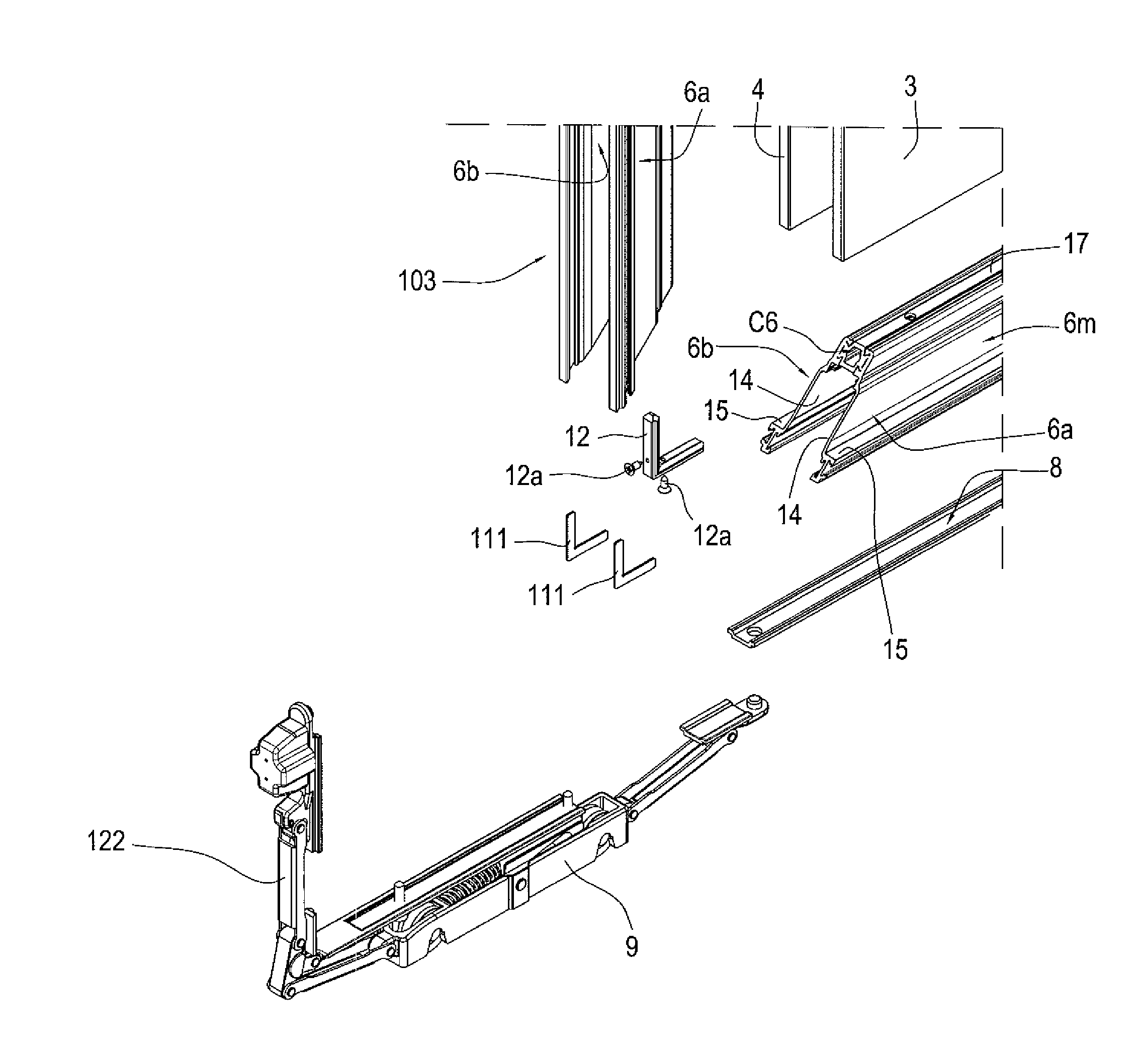 Sash for sliding door or window