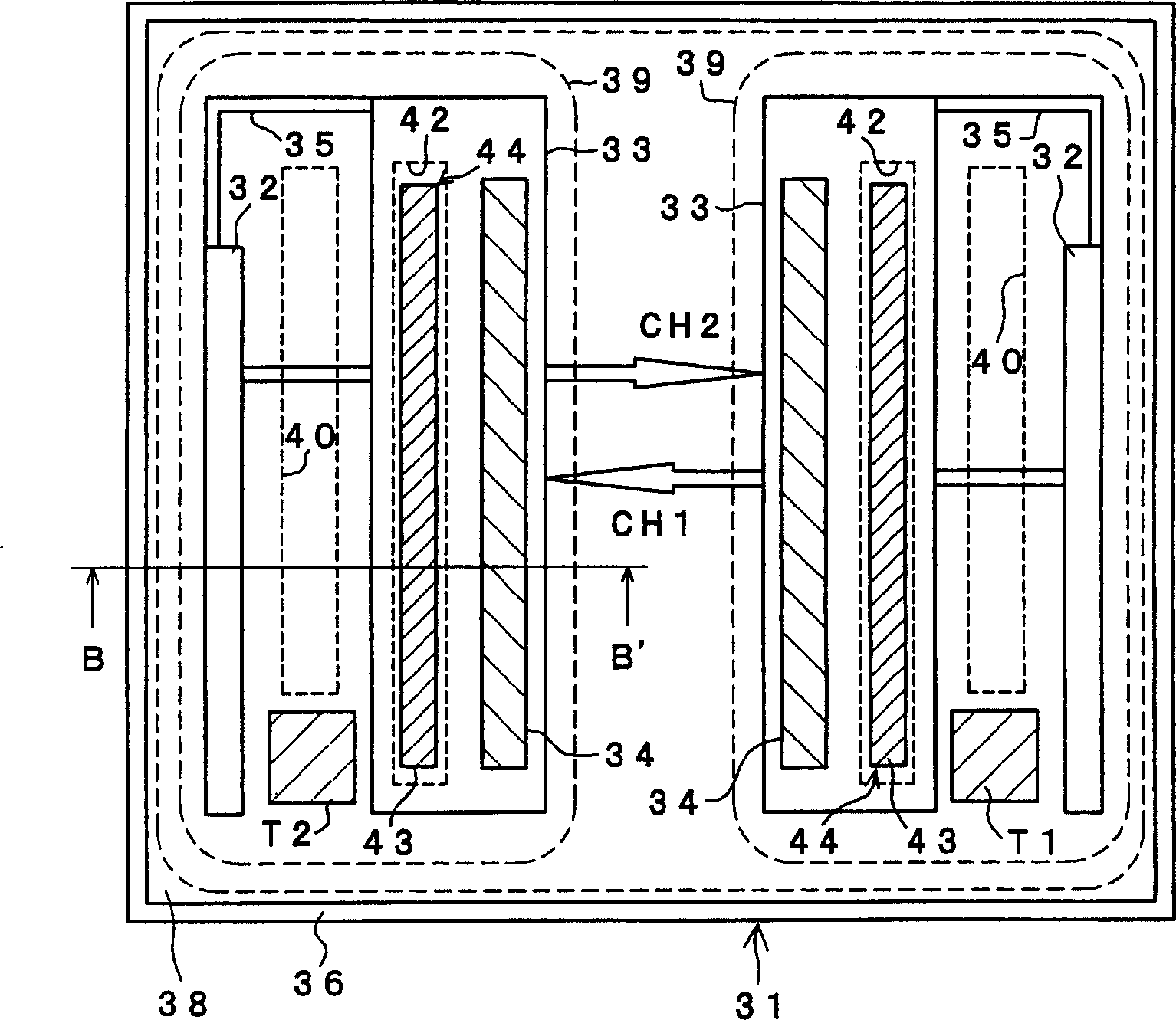 Bidirectional-light silicon controlled chip