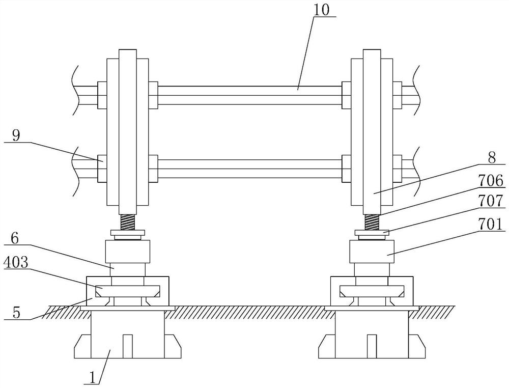 Fixing device for municipal engineering isolation fence