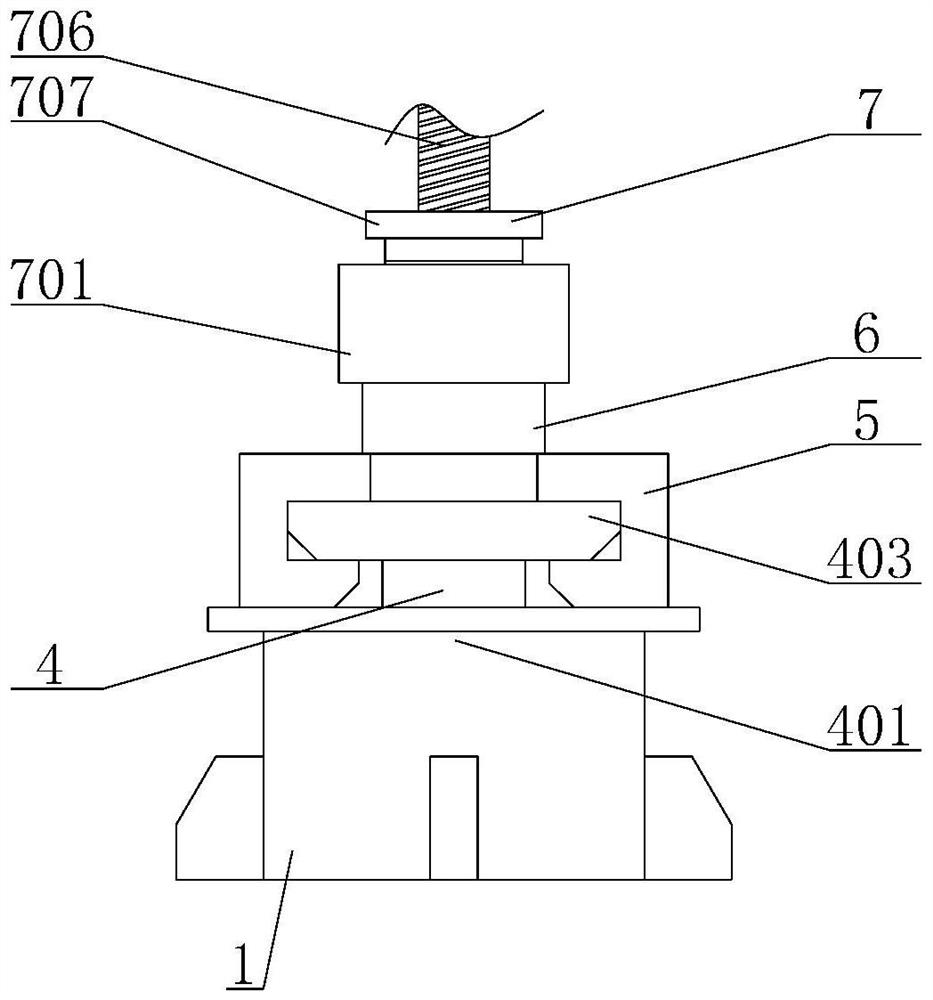 Fixing device for municipal engineering isolation fence