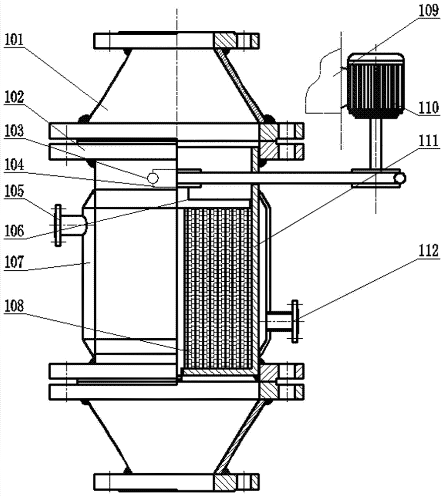 A jacketed multi-circuit naphthalene forced crystallization recovery device