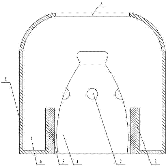 Steam burn prevention device of transverse exhaust pressure cooker