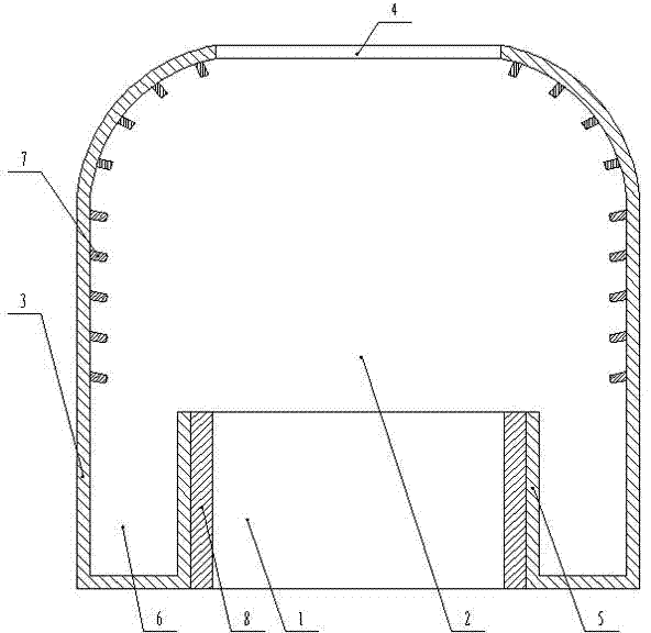 Steam burn prevention device of transverse exhaust pressure cooker