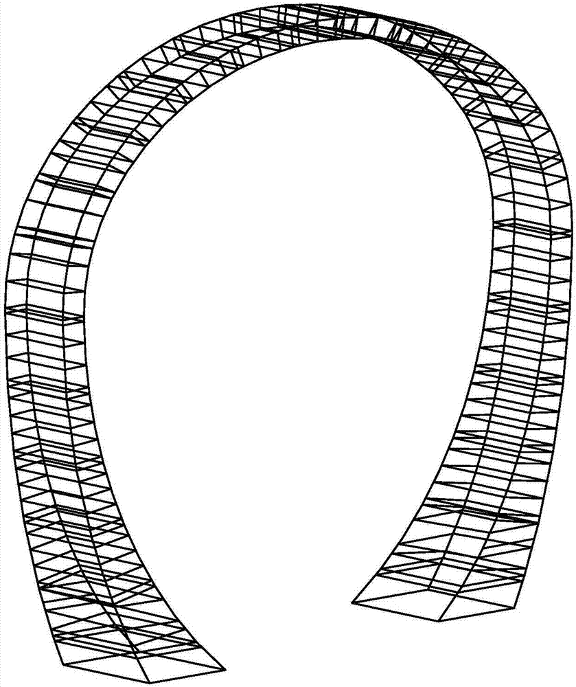 Linear controlling device and method suitable for steel-structural special-shaped tower