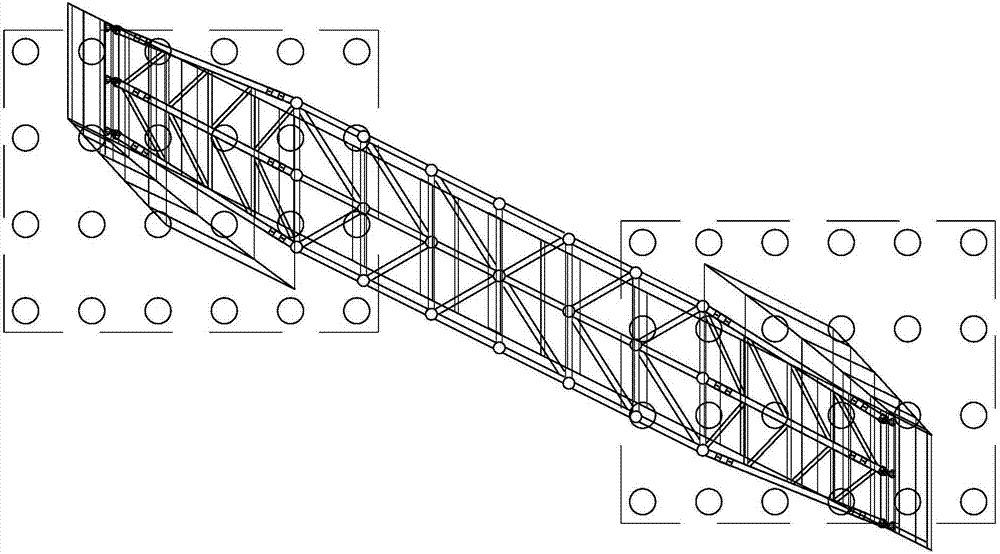 Linear controlling device and method suitable for steel-structural special-shaped tower