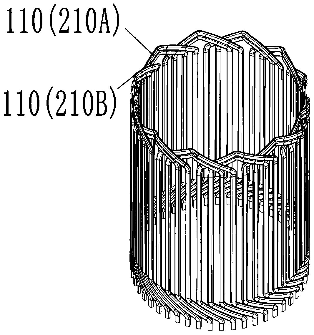 Motor stator and motor