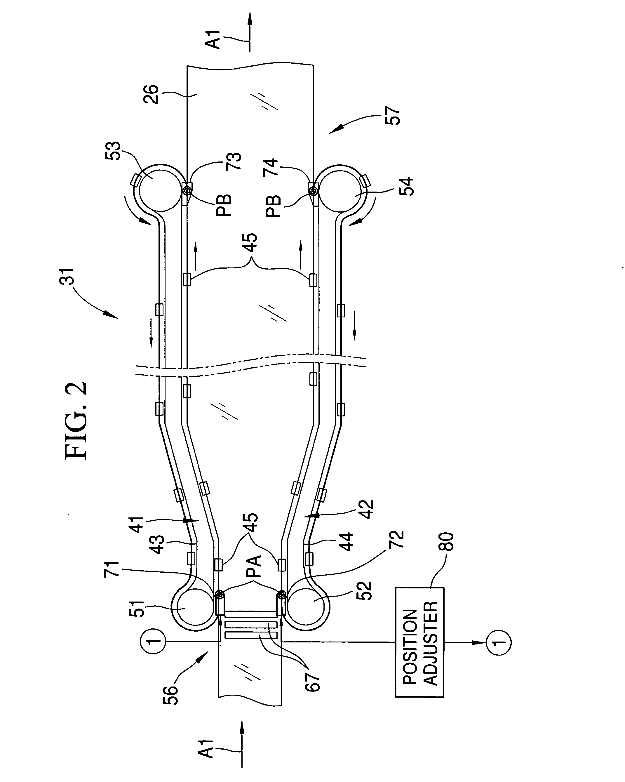 Film stretching apparatus and solution film-forming method