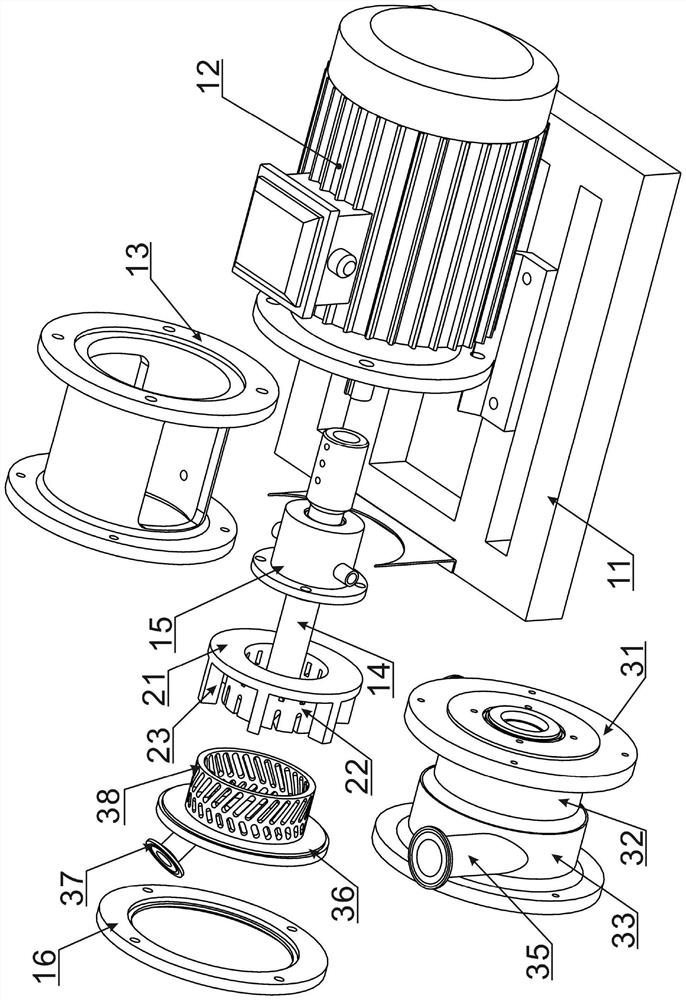 Online grinding dispersion machine