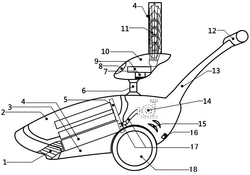 Badminton shuttle sucking/serving machine