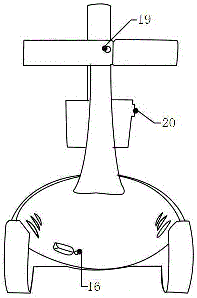 Badminton shuttle sucking/serving machine