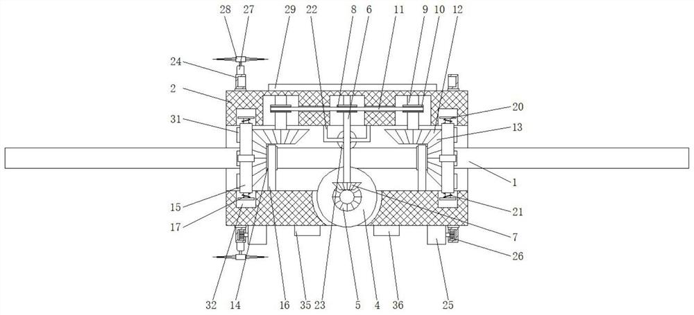 High-safety barrier clearing equipment for power transmission line