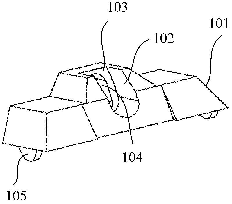 Assembly structure for tire pressure transmitter and inflating valve