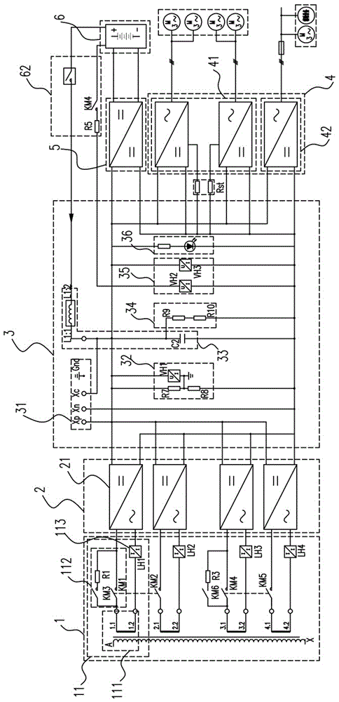 Double-source electric locomotive converter