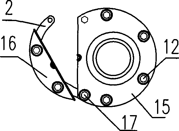 Preset production fluid section plane test method of mechanical mining horizontal well and special shaft mouth test apparatus