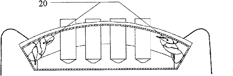 Automatic spraying device for microwave oven