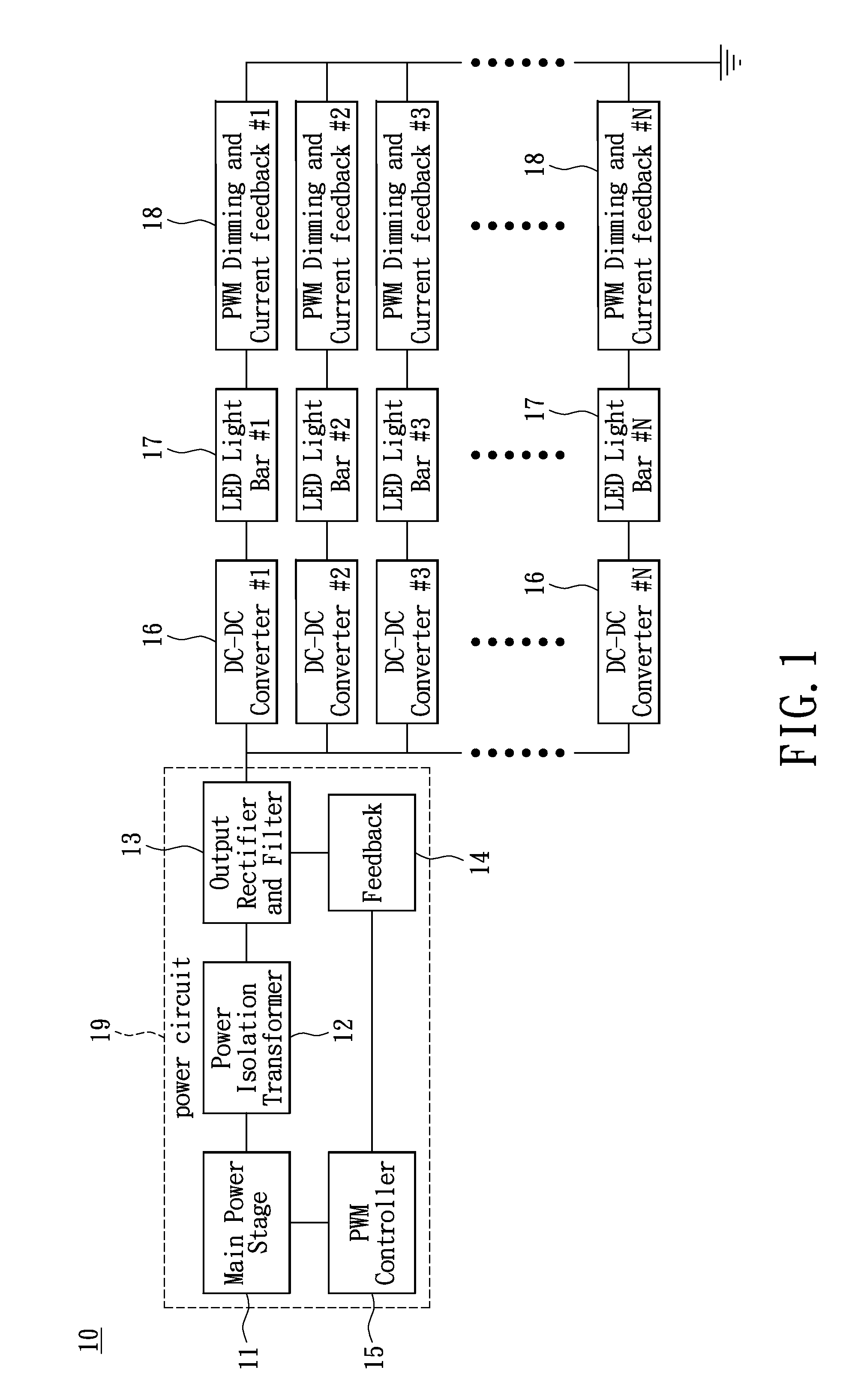 LED backlight driving module