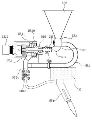 A mold core processing device for manufacturing a gradually changing angle light guide plate