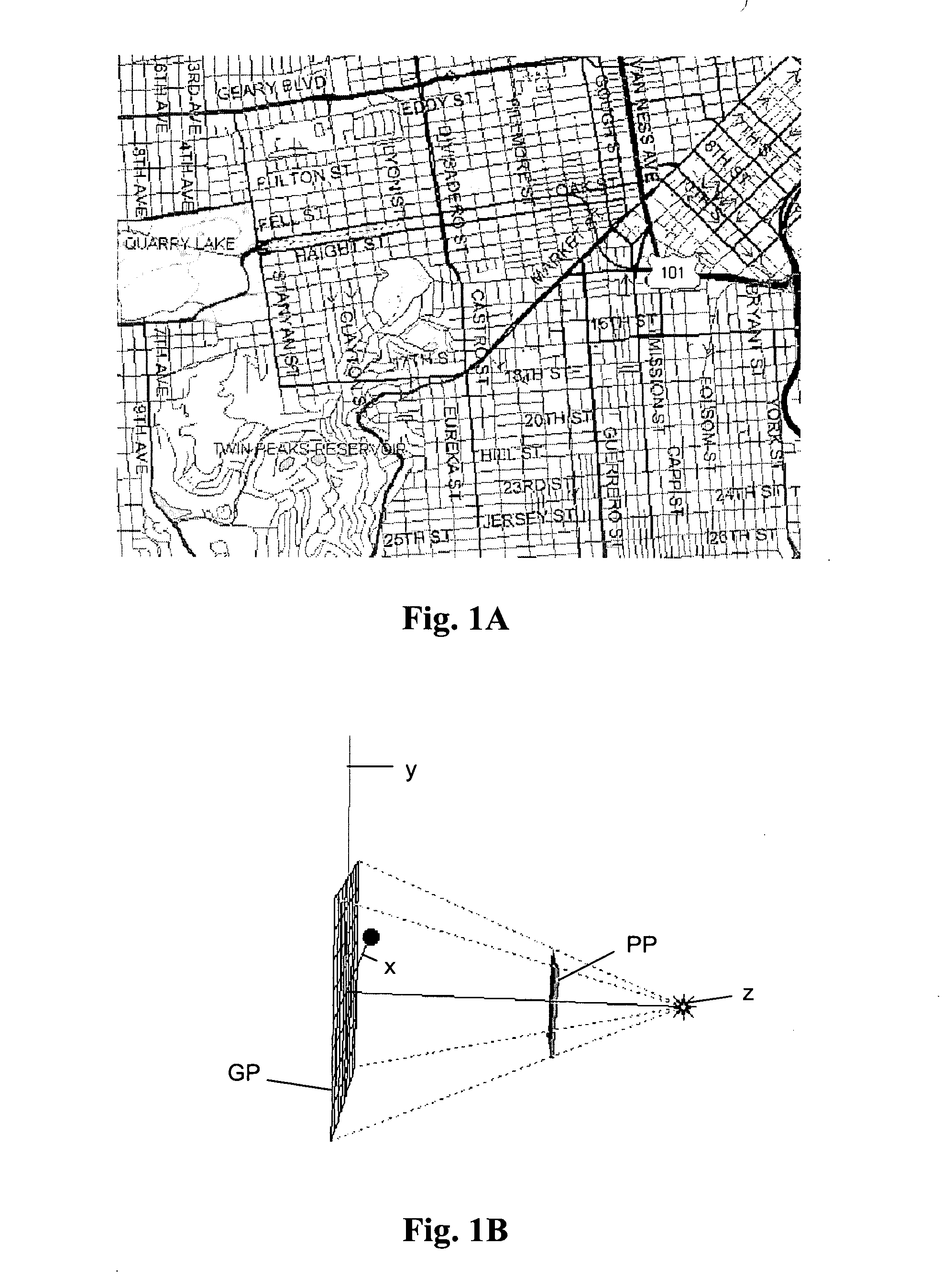 Non-perspective variable-scale map displays