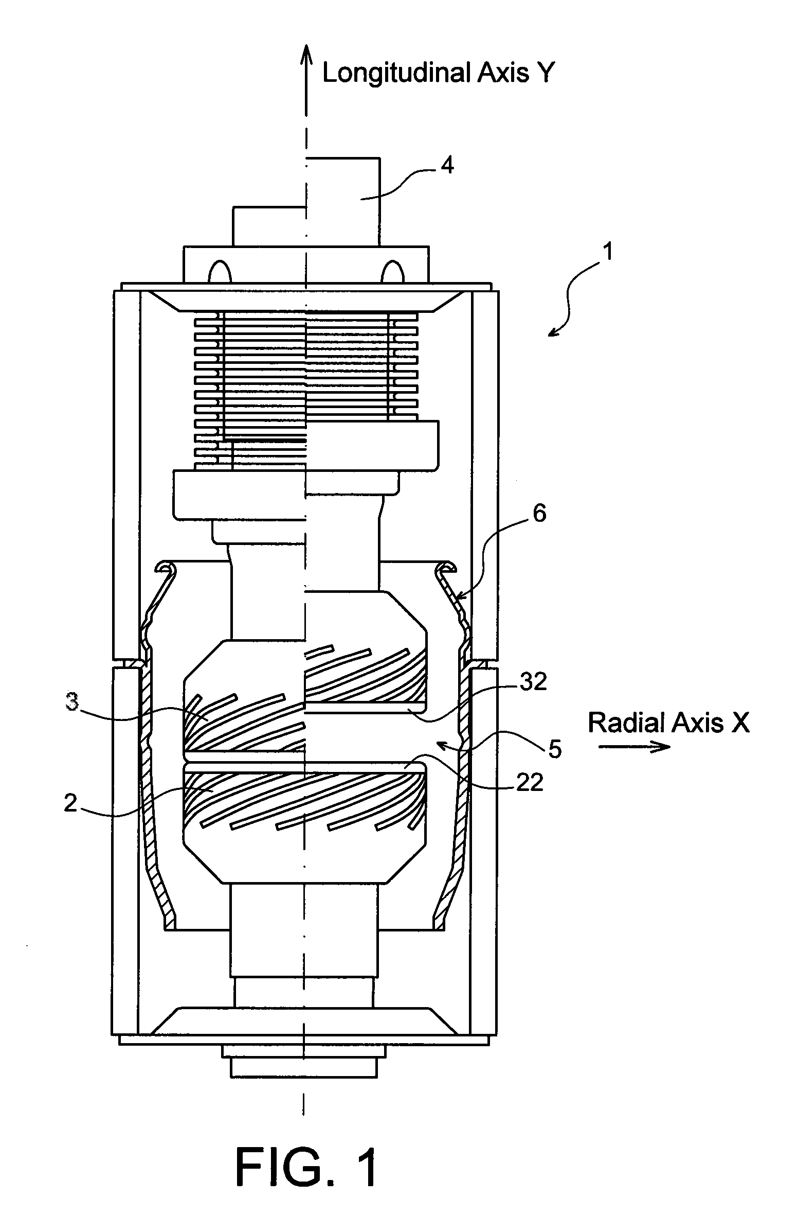 Contact for a medium-voltage vacuum circuit-breaker with improved arc extinction, and an associated circuit-breaker or vacuum circuit-breaker, such as an ac generator disconnector circuit-breaker