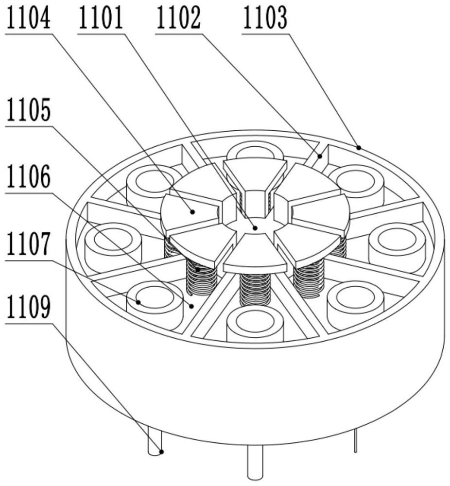 Mechanical part drilling device