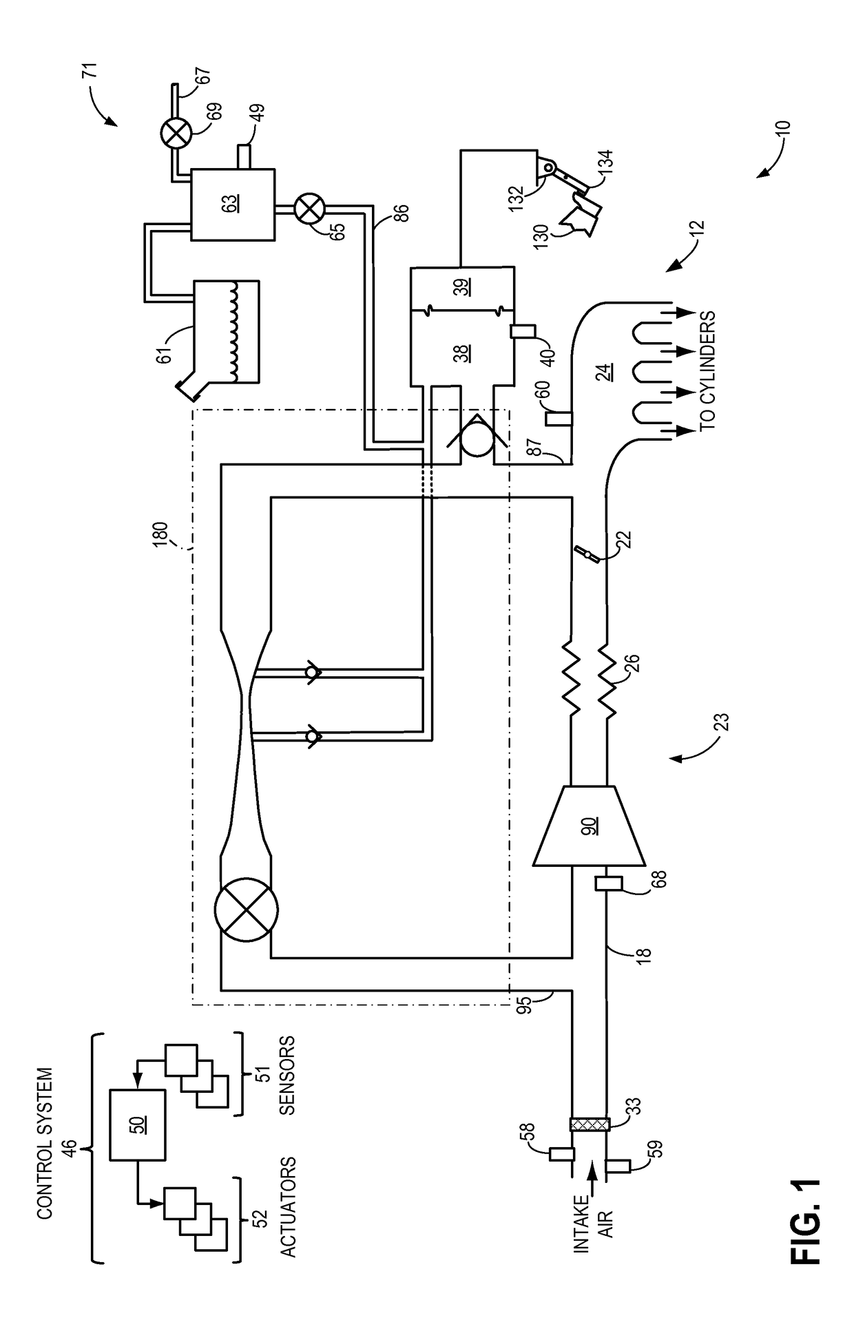 Bidirectional valved aspirator for surge control and vacuum generation