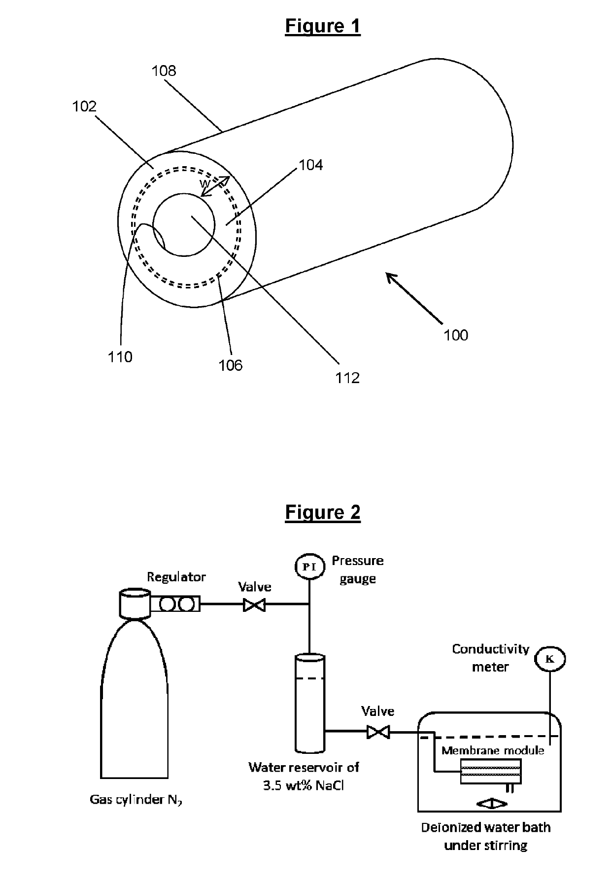 A hollow fiber membrane