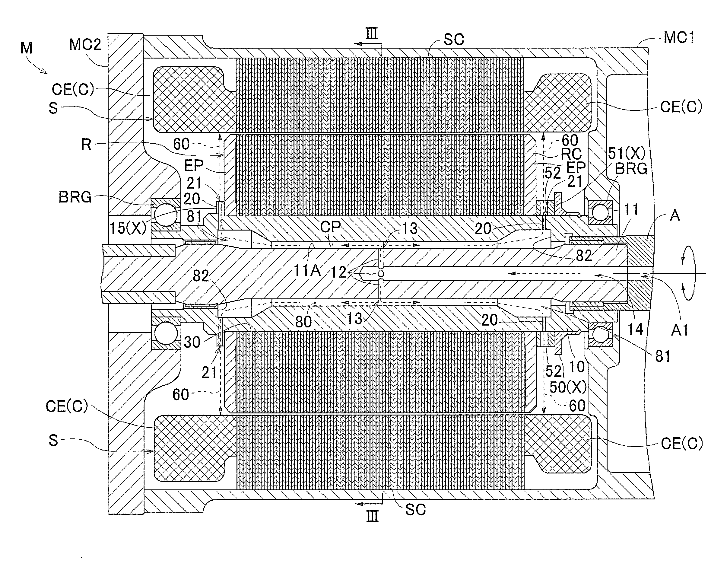 Rotor for rotating electric machine