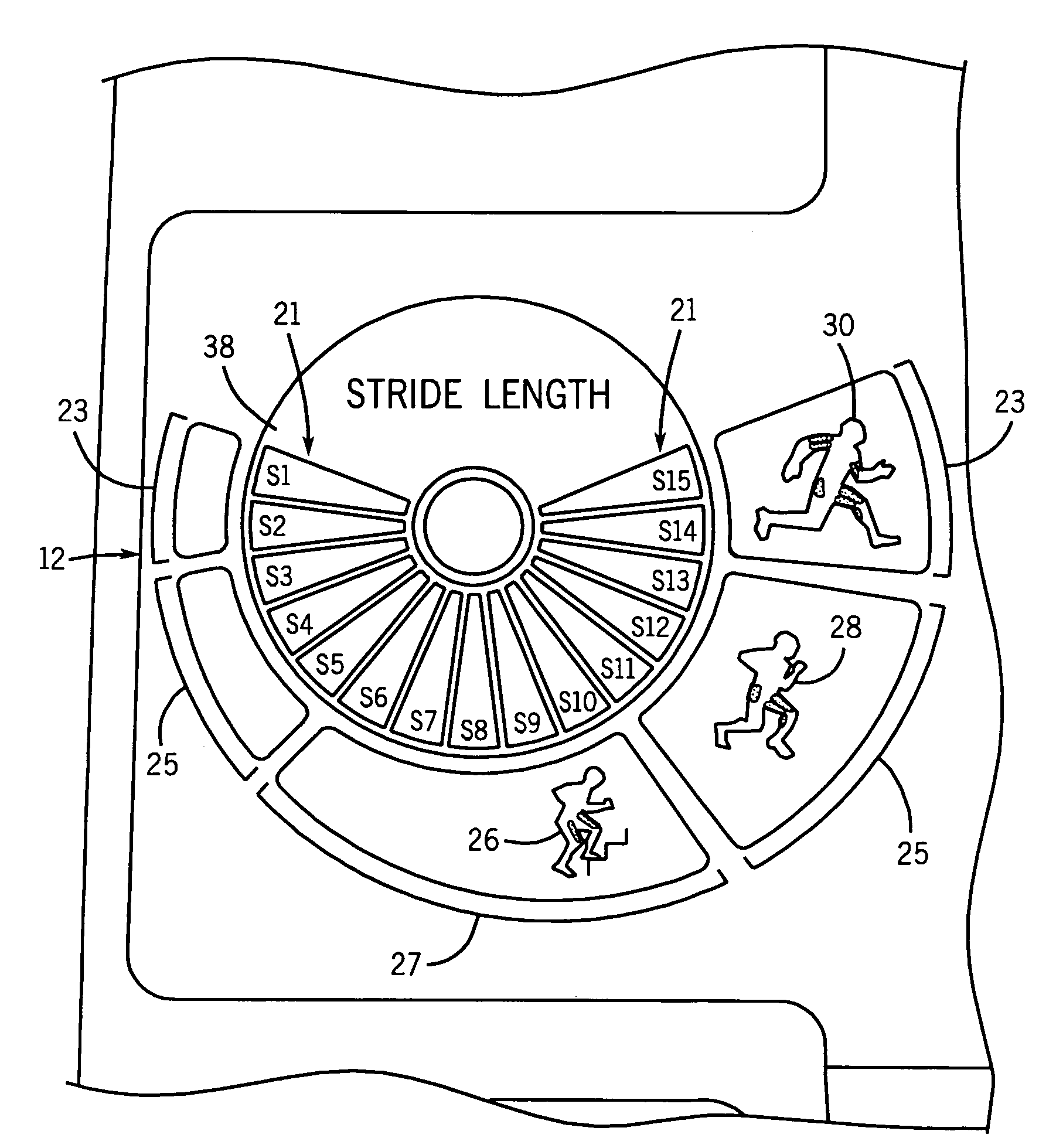 Metric display for exercise equipment