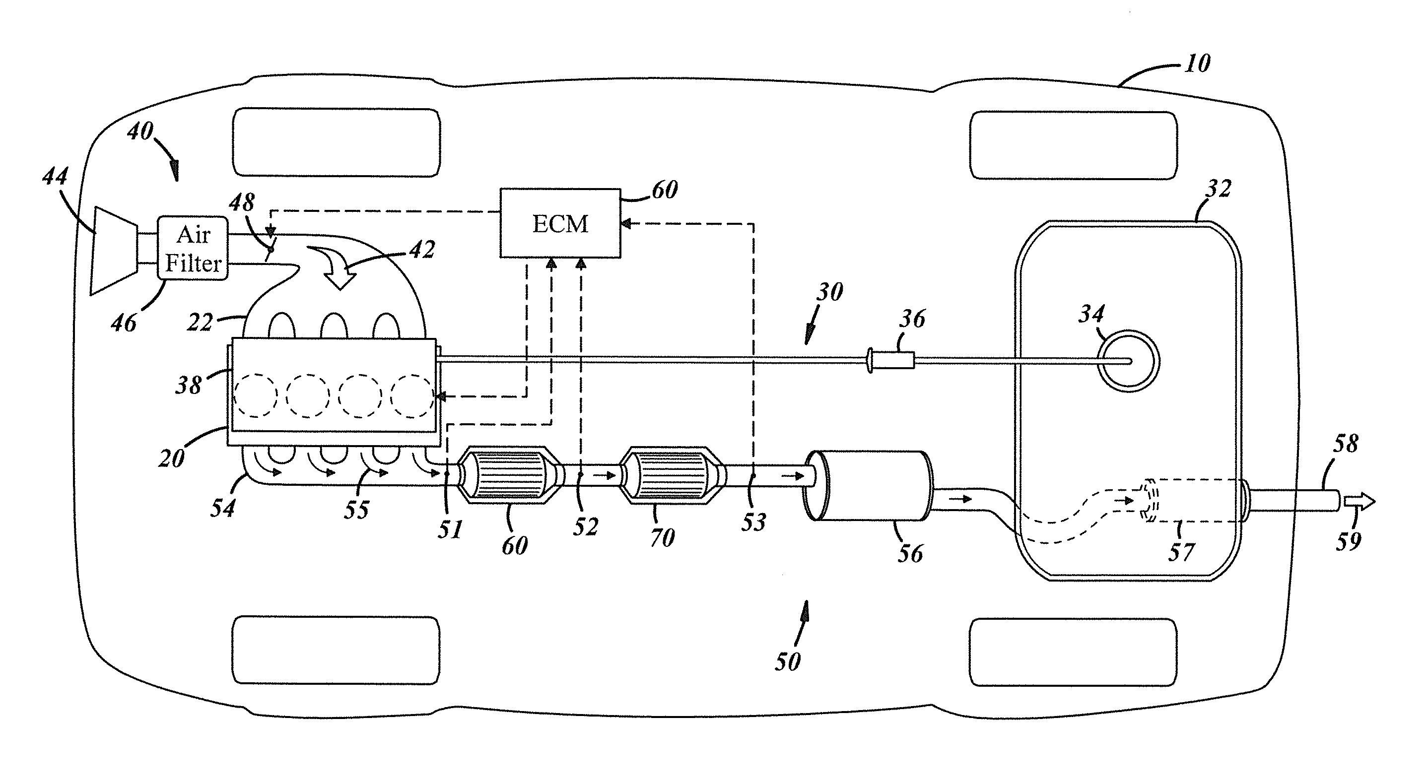 LOW COST LEAN NOx REDUCTION CATALYST SYSTEM