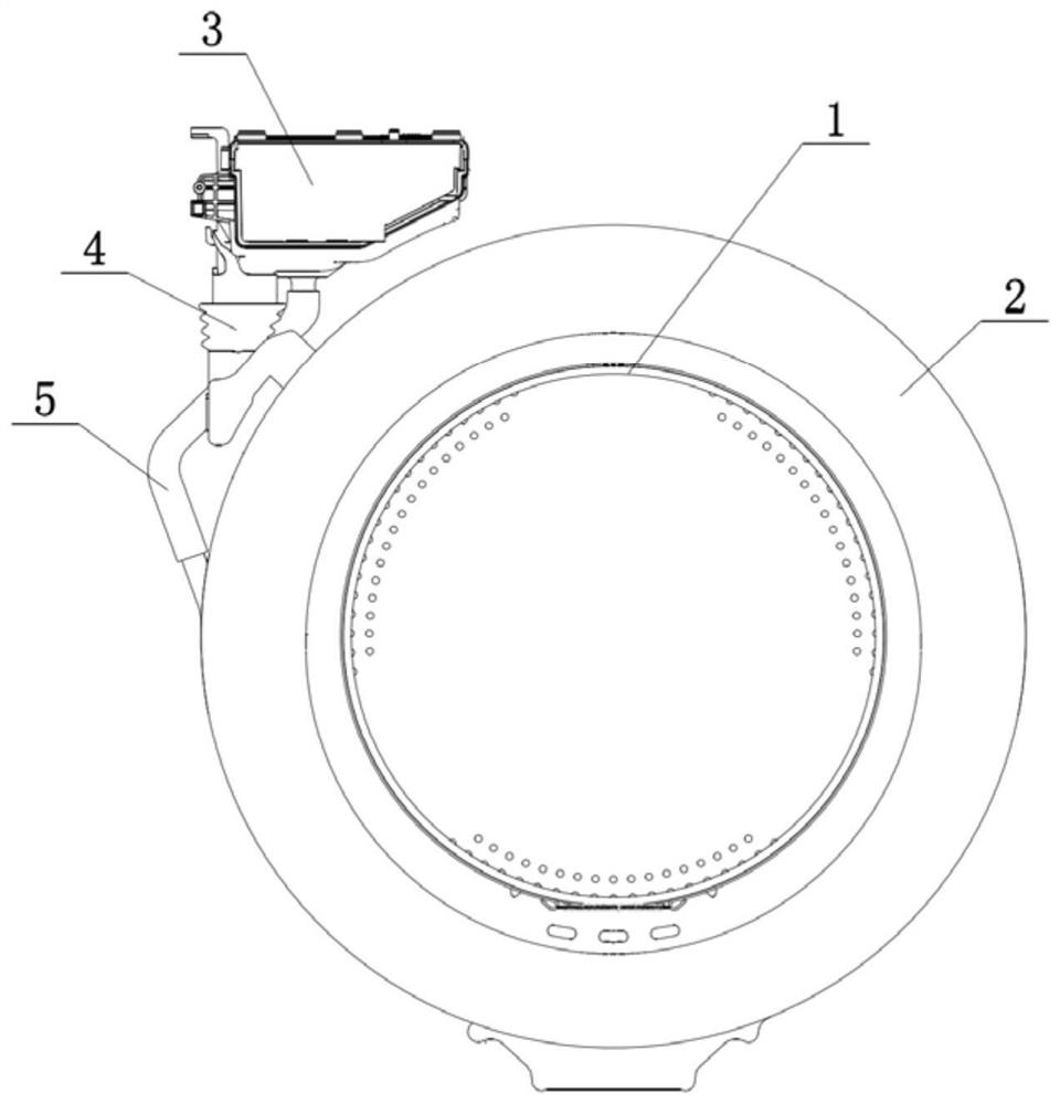 Machine body structure of clothes treatment equipment and clothes treatment equipment