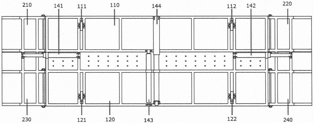 Telescopic transversely-moving parking equipment