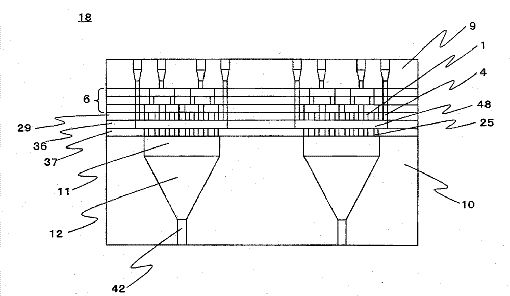 Composite spinneret and method for producing composite fiber