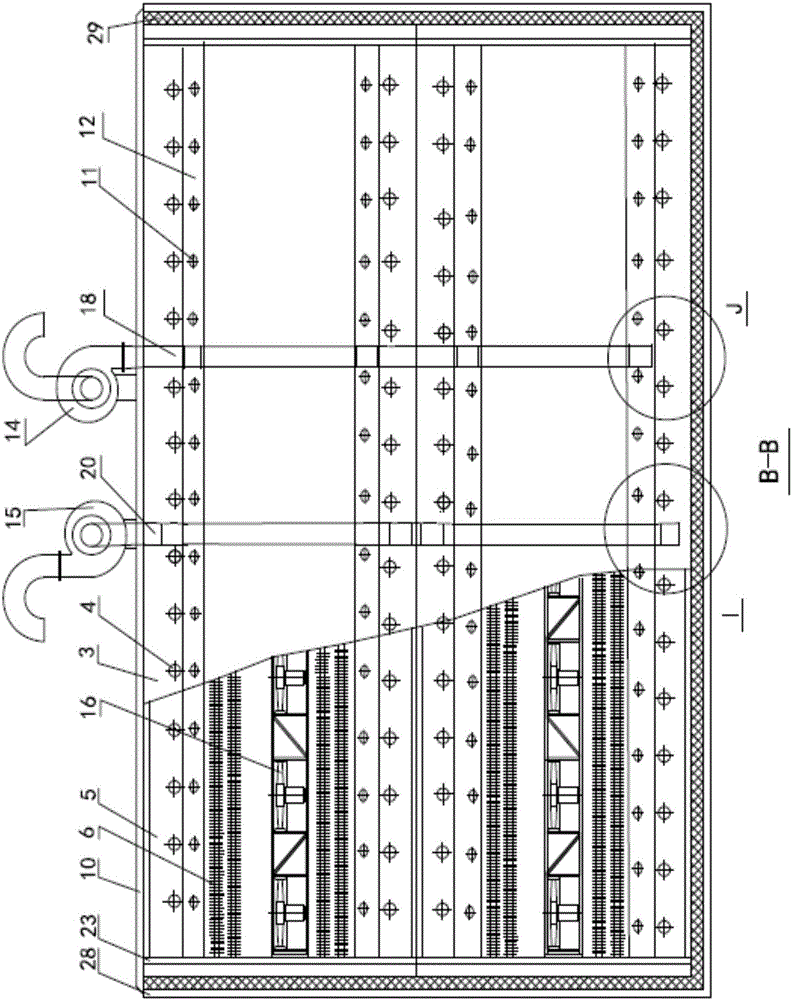 Side draught fan type cabin wood drying device and drying method