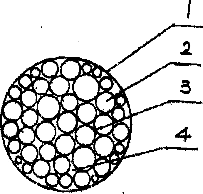 Nano-structured aggregate powder of AI/Yt/Zr ternary compound oxides and its production method