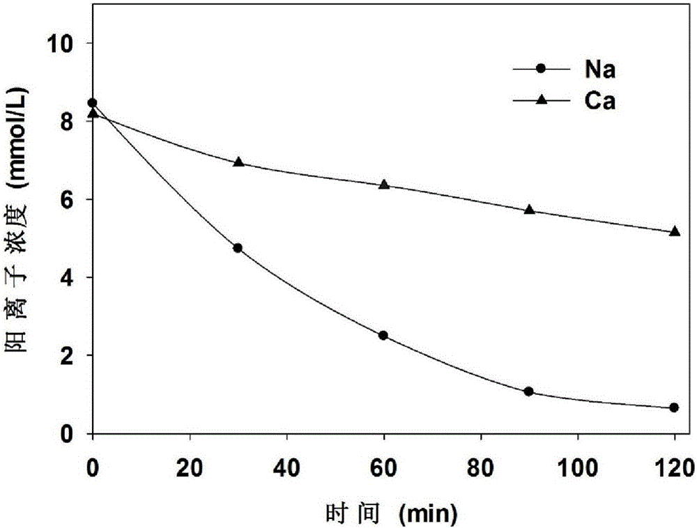 Ion exchange membrane with monovalent ion selectivity and preparing method and application thereof