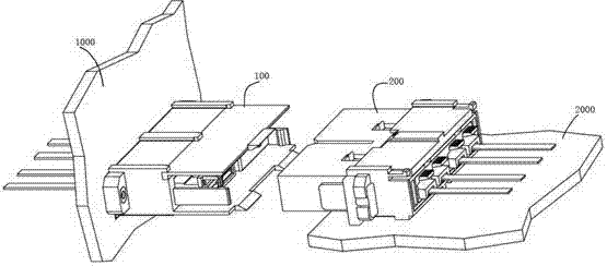 A socket and connector assembly