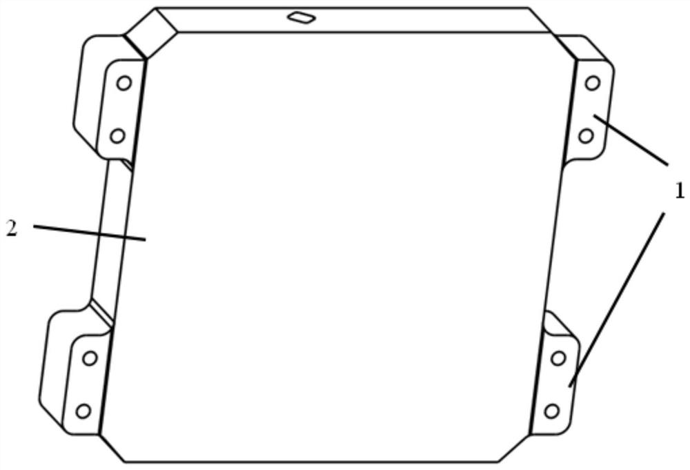 Variable-component aluminum alloy high-strength and high-thermal-conductivity multifunctional integrated structure