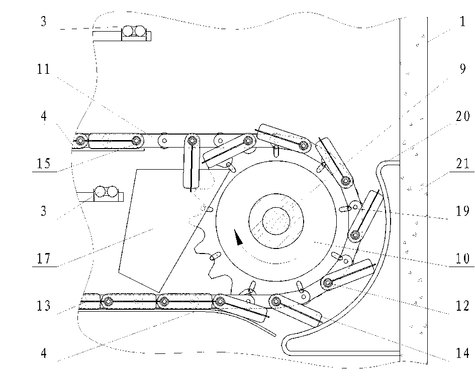 Shifting rod type infrared vegetable dehydrator